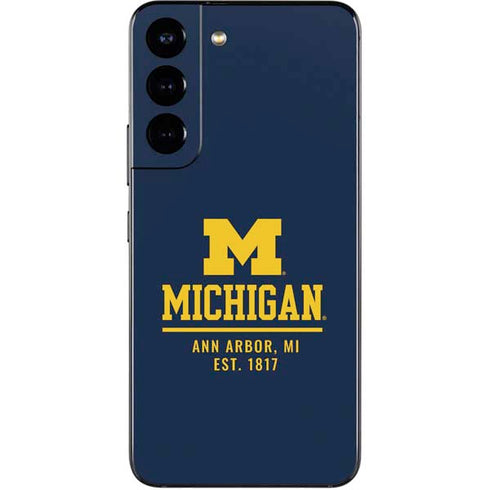 University of Michigan Ann Arbor Est 1817 Galaxy S22 Skin