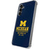University of Michigan Ann Arbor Est 1817 Galaxy S24 Plus Clear Case
