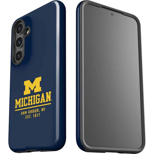 University of Michigan Ann Arbor Est 1817 Galaxy S24 Plus Impact Case