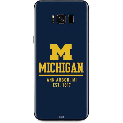 Ann Arbor Est 1817 Galaxy S8 Skin