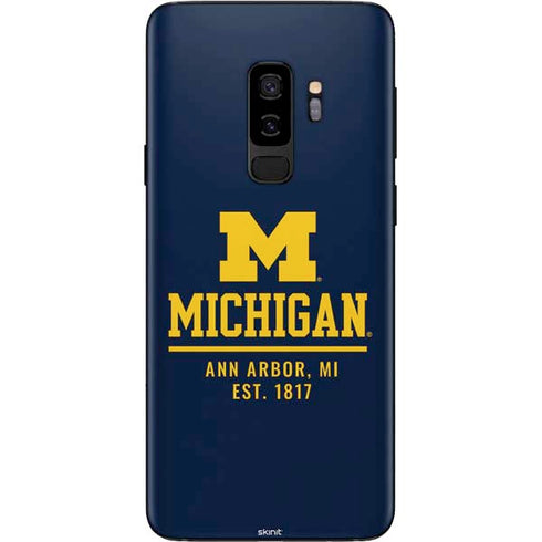 Ann Arbor Est 1817 Galaxy S9 Plus Skin