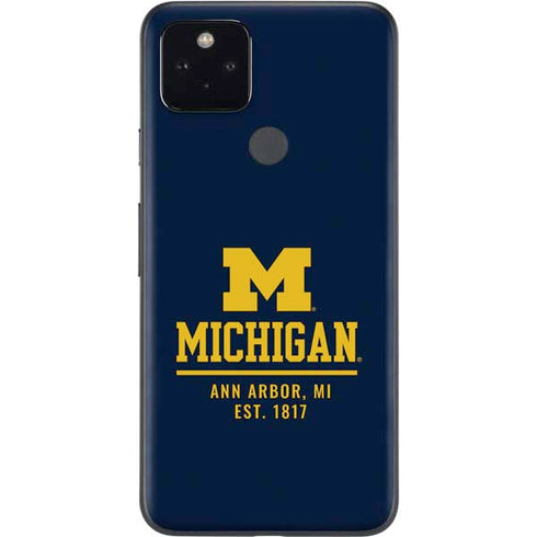 University of Michigan Ann Arbor Est 1817 Google Pixel 4a 5G Skin