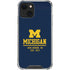 University of Michigan Ann Arbor Est 1817 iPhone 15 Plus Clear Case