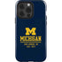 University of Michigan Ann Arbor Est 1817 iPhone 15 Pro Impact Case