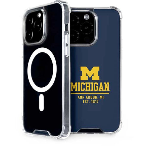 University of Michigan Ann Arbor Est 1817 iPhone 15 Pro MagSafe Case