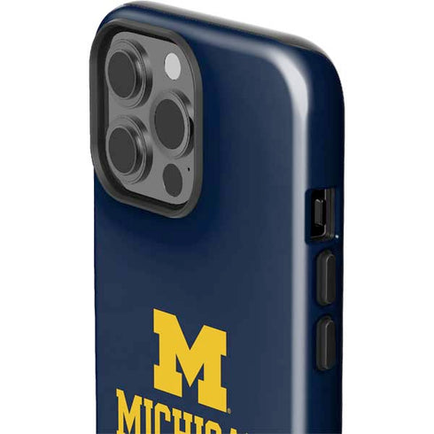 University of Michigan Ann Arbor Est 1817 iPhone 15 Pro Max Impact Case