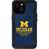 University of Michigan Ann Arbor Est 1817 iPhone 15 Waterproof Case