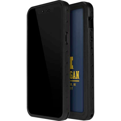 University of Michigan Ann Arbor Est 1817 iPhone 15 Waterproof Case
