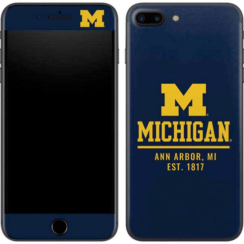 Ann Arbor Est 1817 iPhone 8 Plus Skin