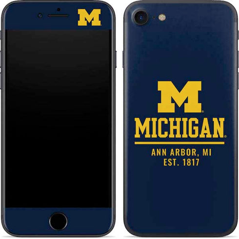 Ann Arbor Est 1817 iPhone 8 Skin