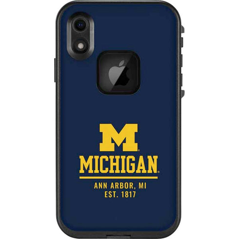Ann Arbor Est 1817 LifeProof Fre iPhone XR Skin