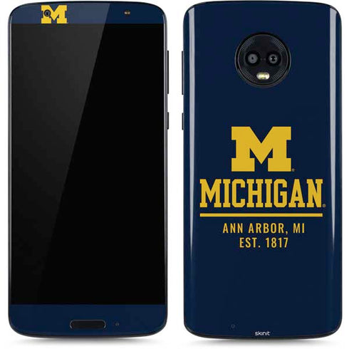 Ann Arbor Est 1817 Moto G6 Skin