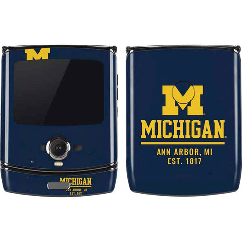 University of Michigan Ann Arbor Est 1817 Motorola RAZR Skin