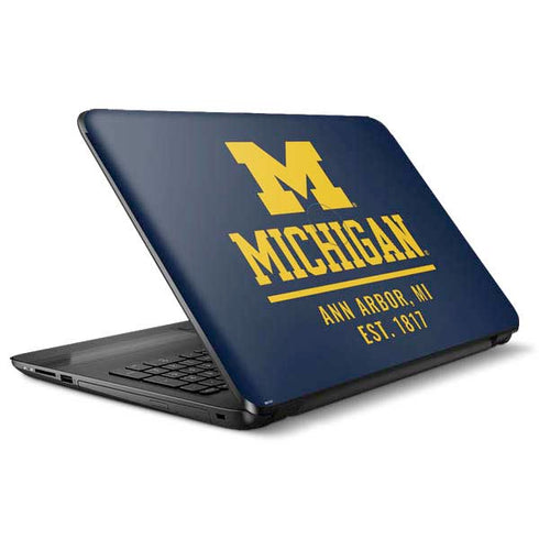 University of Michigan Ann Arbor Est 1817 HP Notebook Skin
