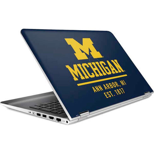 University of Michigan Ann Arbor Est 1817 HP Pavilion Skin
