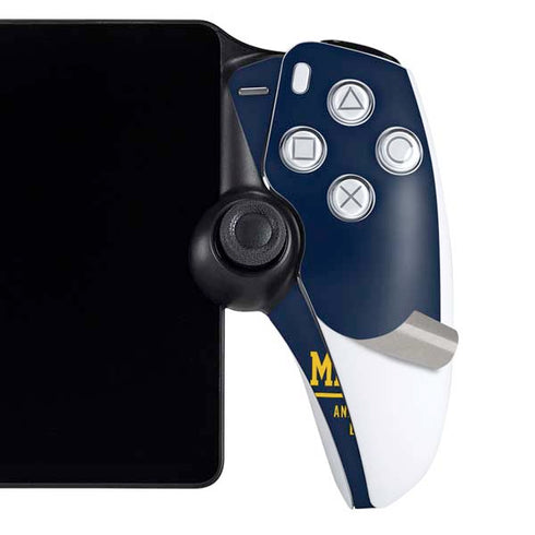 University of Michigan Ann Arbor Est 1817 PlayStation Portal Remote Player Skin