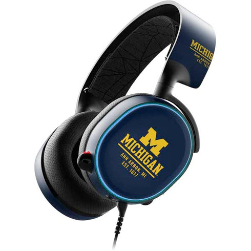 University of Michigan Ann Arbor Est 1817 SteelSeries Arctis 3 Skin