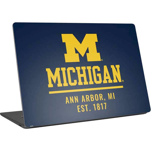 University of Michigan Ann Arbor Est 1817 Surface Laptop 4 15in Skin