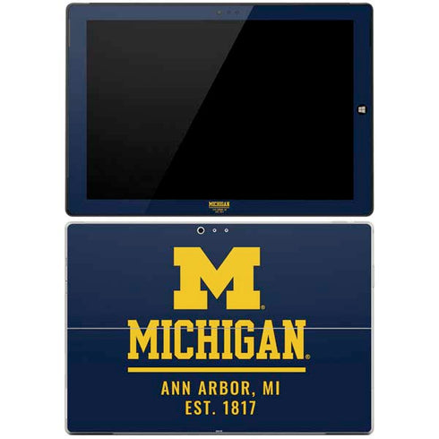 Ann Arbor Est 1817 Surface Pro 3 Skin