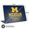 University of Michigan Ann Arbor Est 1817 Universal Laptop 18in (14.6 x 10.6in) Skin
