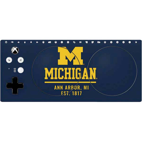 University of Michigan Ann Arbor Est 1817 Xbox Adaptive Controller Skin