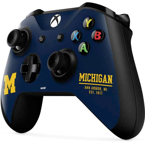 Ann Arbor Est 1817 Xbox One X Controller Skin