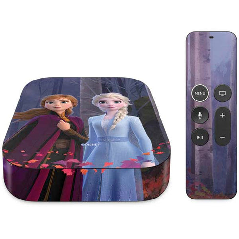 Disney Frozen II Anna and Elsa Apple TV Skin