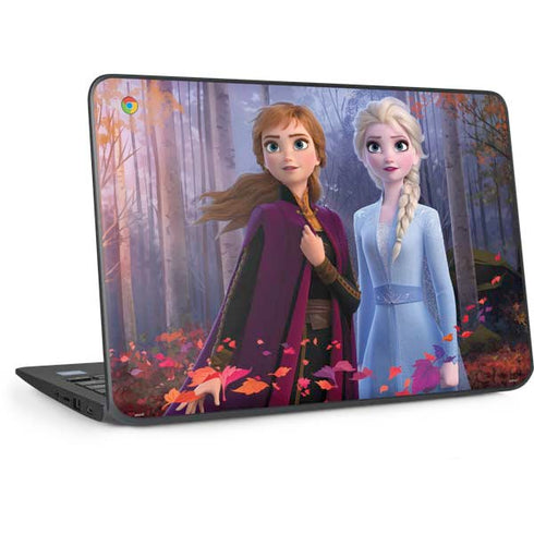 Disney Frozen II Anna and Elsa HP Chromebook Skin