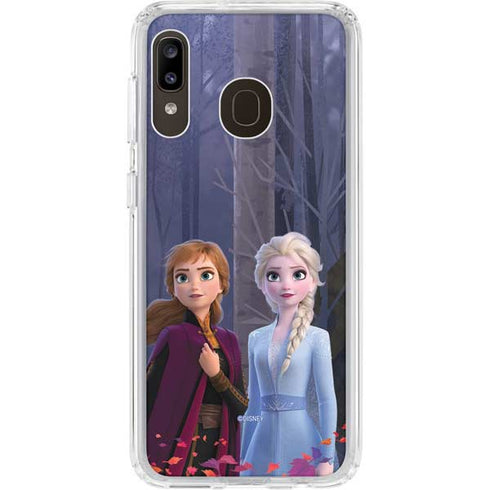 Disney Frozen II Anna and Elsa Galaxy A20 Clear Case