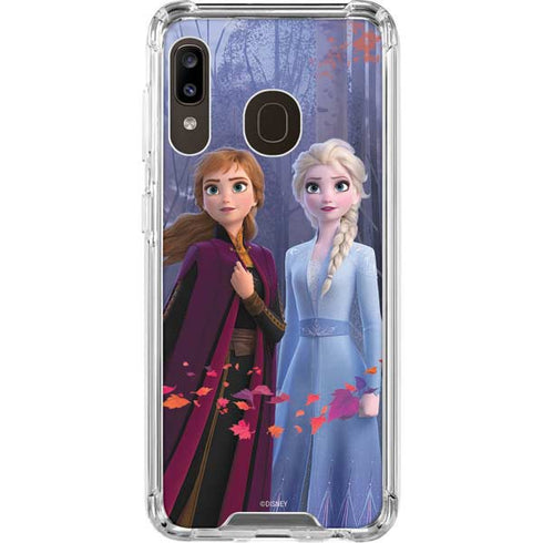 Disney Frozen II Anna and Elsa Galaxy A30 Clear Case