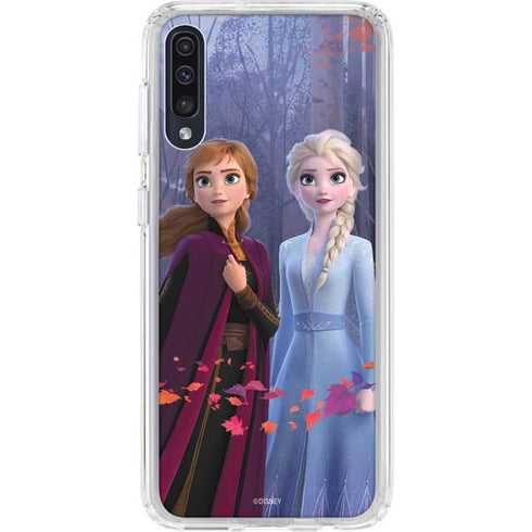 Disney Frozen II Anna and Elsa Galaxy A50 Clear Case