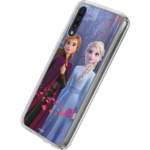 Disney Frozen II Anna and Elsa Galaxy A50 Clear Case