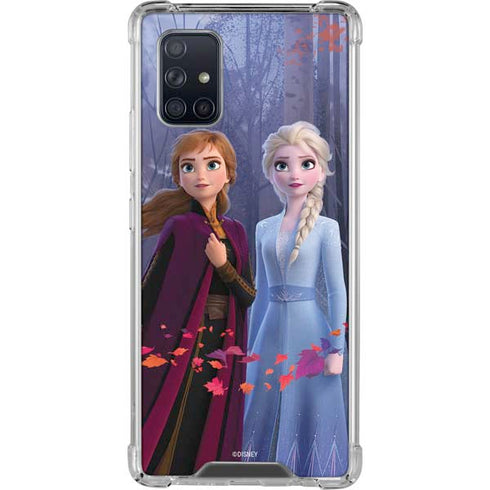 Disney Frozen II Anna and Elsa Galaxy A71 5G Clear Case