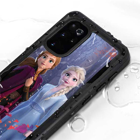 Disney Frozen II Anna and Elsa Galaxy S20 Plus Waterproof Case