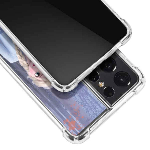Disney Frozen II Anna and Elsa Galaxy S21 Ultra 5G Clear Case