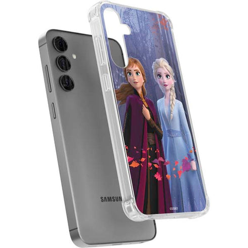 Disney Frozen II Anna and Elsa Galaxy S24 Plus Clear Case