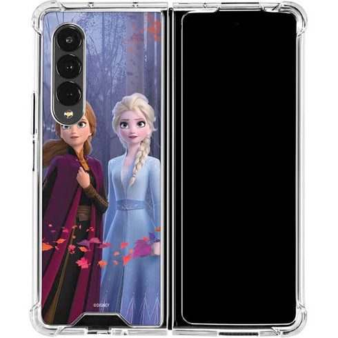 Disney Frozen II Anna and Elsa Galaxy Z Fold4 5G Clear Case