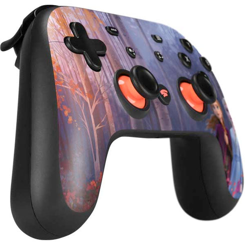 Disney Frozen II Anna and Elsa Google Stadia Controller Skin