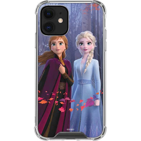Disney Frozen II Anna and Elsa iPhone 12 Clear Case