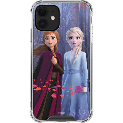 Disney Frozen II Anna and Elsa iPhone 12 Mini Clear Case