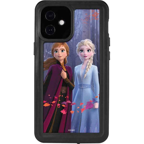 Disney Frozen II Anna and Elsa iPhone 12 Mini Waterproof Case