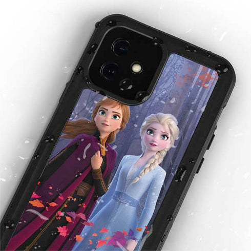 Disney Frozen II Anna and Elsa iPhone 12 Mini Waterproof Case