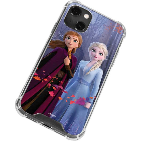 Disney Frozen II Anna and Elsa iPhone 13 Mini Clear Case