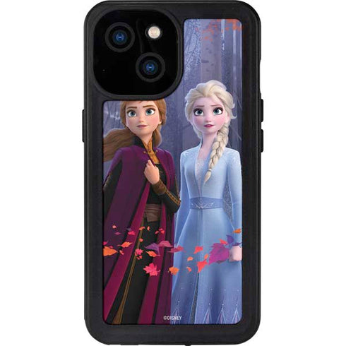 Disney Frozen II Anna and Elsa iPhone 13 Mini Waterproof Case