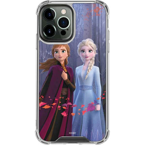 Disney Frozen II Anna and Elsa iPhone 13 Pro Max Clear Case