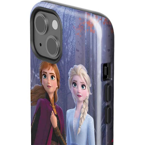 Disney Frozen II Anna and Elsa iPhone 14 Plus Impact Case