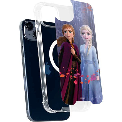 Disney Frozen II Anna and Elsa iPhone 15 Plus MagSafe Case