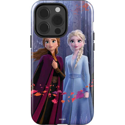 Disney Frozen II Anna and Elsa iPhone 15 Pro Impact Case