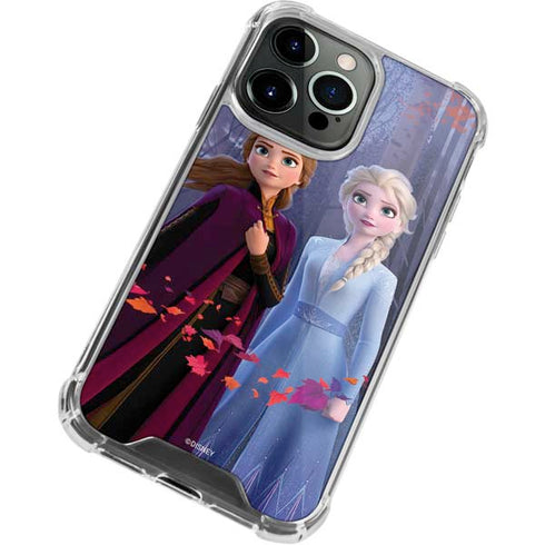 Disney Frozen II Anna and Elsa iPhone 15 Pro Max Clear Case