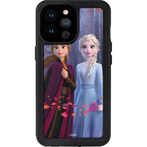 Disney Frozen II Anna and Elsa iPhone 14 Pro Max Waterproof Case
